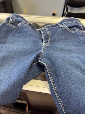 Dark Blue Straight-Leg Jeans